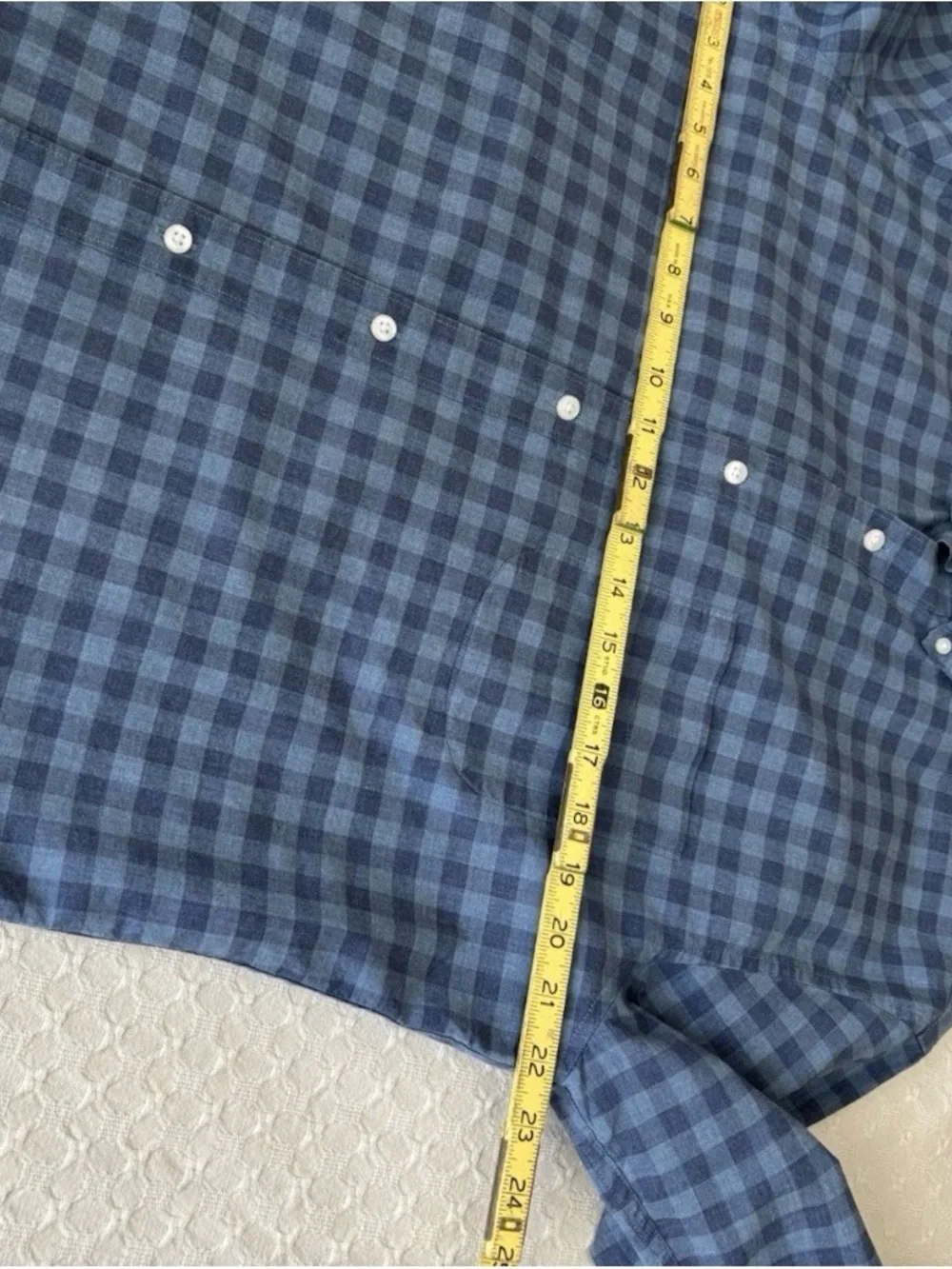 J. Crew Men's Button-Down Checked Shirt - Red and Blue Plaid Organic Cotton